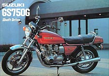 Suzuki GS750G brochure, Japan